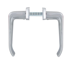 Ручка дверная Abloy CONSUL 110/0645 mov-mov FIN PROFILE FOR DOOR SQUARE хром полированный 50-65мм насквозь Consul MS CR комплект