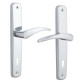 Ручка для дверей ABLOY 18/011 mov-mov A PLATE 72мм Хром_полірований 34-54мм наскрізь ZN_CR Комплект