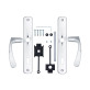 Ручка для дверей ABLOY 18/011 mov-mov BB PLATE 72мм Хром_полірований 34-54мм наскрізь ZN_CR Комплект