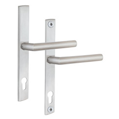 Ручка для дверей Abloy INOXI 3-19SS/6-6/013 mov-mov PZ Plate 92мм нерж.сталь мат 76-85мм насквозь Inoxi RST комплект