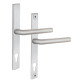 Ручка для дверей ABLOY INOXI 3-19SS/6-6/013 mov-mov PZ PLATE 92мм Нерж.сталь_мат 76-85мм наскрізь Inoxi RST Комплект