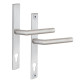Ручка для дверей ABLOY INOXI 3-19SS/8-8/013 mov-mov PZ PLATE 92мм Нерж.сталь_мат 76-85мм наскрізь Inoxi RST Комплект