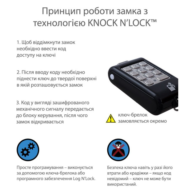 Замок KNOCK N'LOCK CD830 Замок KNOCK N'LOCK CD830
