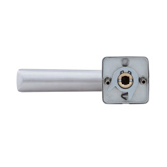 Ручка дверная ROSTEX BOLOGNA H50 mov-mov SQUARE нерж.сталь мат 38-52мм универсальное Bologna NEREZ MAT комплект