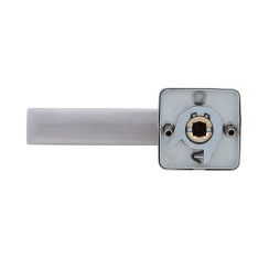 Ручка дверная ROSTEX TREVISO H50 mov-mov SQUARE нерж.сталь мат 38-52мм универсальное Treviso NEREZ MAT комплект