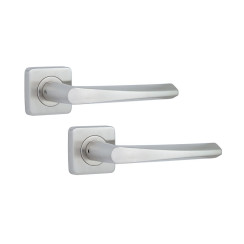 Ручка дверная ROSTEX PARMA H50 mov-mov SQUARE нерж.сталь мат 38-52мм универсальное Parma NEREZ MAT комплект