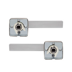 Ручка дверная ROSTEX TORINO H50 mov-mov SQUARE нерж.сталь мат 38-52мм универсальное Torino NEREZ MAT комплект