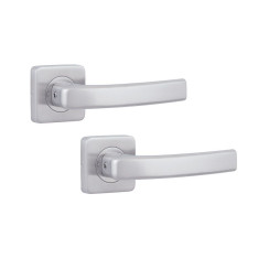 Ручка дверная ROSTEX MARSIA H50 mov-mov SQUARE нерж.сталь мат 38-52мм универсальное Marsia NEREZ MAT комплект