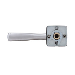 Ручка дверная ROSTEX MANDELO H50 mov-mov SQUARE нерж.сталь мат 38-52мм универсальное Mandelo NEREZ MAT комплект