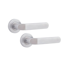 Ручка дверная ROSTEX FERARA ES52 mov-mov ROUND нерж.сталь мат 38-52мм универсальное Ferara NEREZ MAT комплект