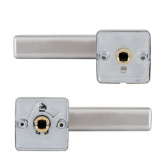 Ручка дверная ROSTEX SAVONA H53 mov-mov SQUARE нерж.сталь мат 38-52мм насквозь Savona NEREZ MAT комплект Ручка дверная ROSTEX SAVONA H53 mov-mov SQUARE нерж.сталь мат 38-52мм насквозь Savona NEREZ MAT комплект