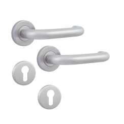 Фурнітура інтер'єрна ROSTEX ALBACETE ES52 mov-mov PZ ROUND Нерж.сталь_мат 38-52мм універсальне Albacete NEREZ_MAT Комплект