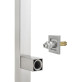Ручка-скоба ROSTEX ALFA 900 fix SQUARE 800мм Нерж.сталь_мат від 35мм накладне Architect NEREZ_MAT Зовнішній