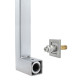 Ручка-скоба ROSTEX BETA 830 fix SQUARE 800мм Нерж.сталь_мат від 35мм накладне Direct NEREZ_MAT Зовнішній