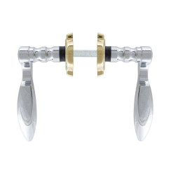 Фурнітура інтер'єрна ROSTEX ADRIA mov-mov PZ PLATE 85мм Хром_полірований/Титан_PVD 35-50мм накладне Adria CR/TI Комплект Фурнітура інтер'єрна ROSTEX ADRIA mov-mov PZ PLATE 85мм Хром_полірований/Титан_PVD 35-50мм накладне Adria CR/TI Комплект