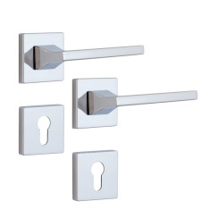 Фурнитура интерьерная ROSTEX KIRA H56 mov-mov PZ SQUARE хром полированный 38-45мм универсальное Kira CR комплект