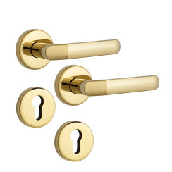 Фурнитура интерьерная ROSTEX BARYT SNH55 mov-mov PZ ROUND титан PVD 38-45мм универсальное Baryt TI комплект