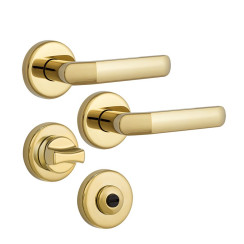 Фурнітура інтер'єрна ROSTEX BARYT SNH55 mov-mov WC ROUND Титан_PVD 38-52мм універсальне Baryt TI Комплект