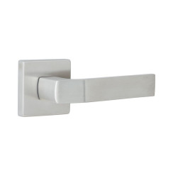 Ручка дверная ROSTEX *QUADRUM H58 mov SQUARE нерж.сталь мат 38-55мм универсальное Treviso NEREZ MAT Половинка, шток 65мм