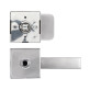Ручка дверна ROSTEX *QUADRUM H58 fix-mov SQUARE Нерж.сталь_мат 38-45мм наскрізь Hranate/Treviso NEREZ_MAT Комплект