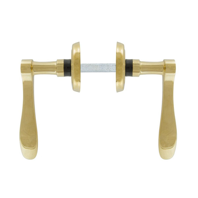 Ручка для дверей Rostex ELEGANT mov-mov WC Plate 72мм титан PVD мат 40-45мм накладные Elegant TI MAT комплект, шток 6мм