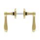 Ручка для дверей Rostex ELEGANT mov-mov WC Plate 72мм титан PVD мат 40-45мм накладные Elegant TI MAT комплект, шток 6мм