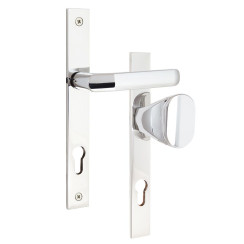 Фурнитура интерьерная ROSTEX TEMPO 850 fix-mov PZ PLATE 85мм хром полированный 40-45мм насквозь Hranate/Treviso CR комплект