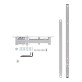 Дотягувач врізний RYOBI COU-50 COU-53H_L ALUMINIUM SLD_ARM EN_3 65кг 950мм RIGHT Дотягувач врізний RYOBI COU-50 COU-53H_L ALUMINIUM SLD_ARM EN_3 65кг 950мм RIGHT