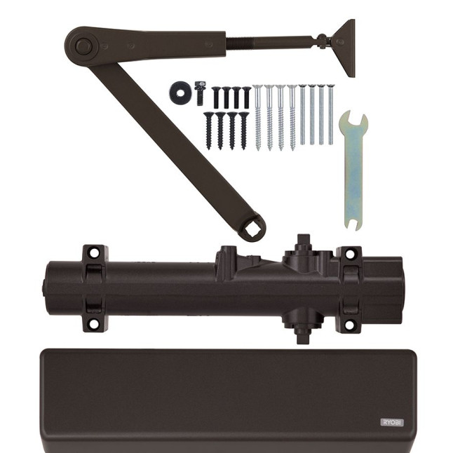 Дотягувач накладний RYOBI 4550 DS-4550 DARK_BRONZE BC/DA STD_HO_ARM EN_2-7+ до_200кг 1600мм