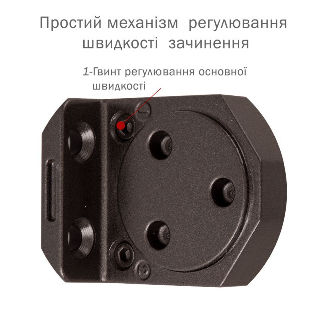 Дотягувач накладний RYOBI 3550 DS-3550P DARK_BRONZE BC/DA PRL_HO_ARM EN_2-5 до_100кг 1250мм