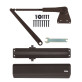 Дотягувач накладний RYOBI 3550 DS-3550P DARK_BRONZE BC/DA PRL_HO_ARM EN_2-5 до_100кг 1250мм
