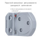 Дотягувач накладний RYOBI 3550 DS-3550P SILVER BC/DA PRL_HO_ARM EN_2-5 до_100кг 1250мм