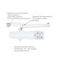 Дотягувач накладний RYOBI 3550 DS-3550P WHITE BC/DA PRL_HO_ARM EN_2-5 до_100кг 1250мм