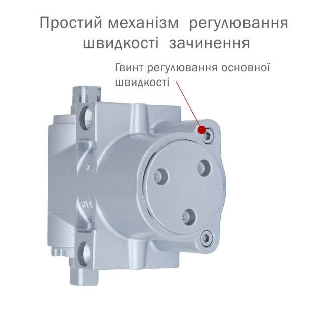 Дотягувач накладний RYOBI 4550 DS-4550P SILVER BC/DA PRL_HO_ARM EN_2-7+ до_200кг 1400мм Дотягувач накладний RYOBI 4550 DS-4550P SILVER BC/DA PRL_HO_ARM EN_2-7+ до_200кг 1400мм
