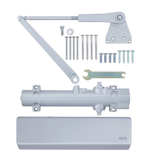 Дотягувач накладний RYOBI 4550 DS-4550P SILVER BC/DA PRL_HO_ARM EN_2-7+ до_200кг 1400мм Дотягувач накладний RYOBI 4550 DS-4550P SILVER BC/DA PRL_HO_ARM EN_2-7+ до_200кг 1400мм