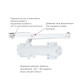 Дотягувач накладний RYOBI 4550 DS-4550P WHITE BC/DA PRL_HO_ARM EN_2-7+ до_200кг 1400мм