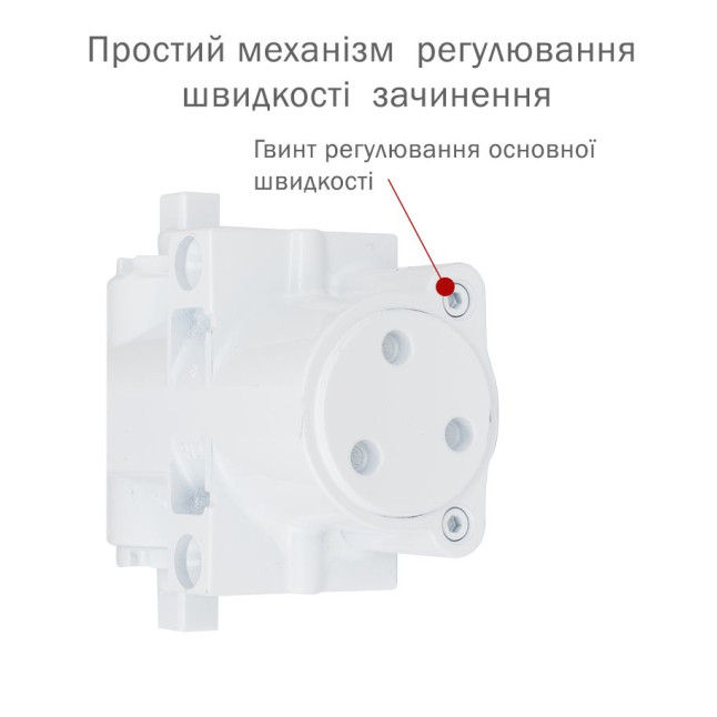 Дотягувач накладний RYOBI 4550 DS-4550P WHITE BC/DA PRL_HO_ARM EN_2-7+ до_200кг 1400мм