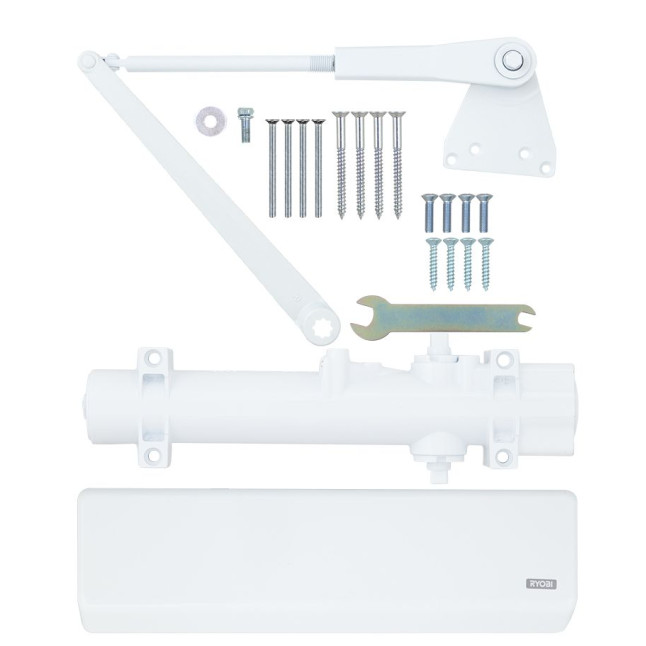 Дотягувач накладний RYOBI 4550 DS-4550P WHITE BC/DA PRL_HO_ARM EN_2-7+ до_200кг 1400мм