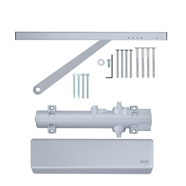 Дотягувач накладний RYOBI 4550 DS-4550T SILVER BC/DA SLD_HO_ARM EN_1-4 до_80кг 1100мм Дотягувач накладний RYOBI 4550 DS-4550T SILVER BC/DA SLD_HO_ARM EN_1-4 до_80кг 1100мм