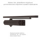 Дотягувач накладний RYOBI 3550 D-3554T DARK_BRONZE BC/DA SLD_ARM EN_4 85кг 1100мм FIRE