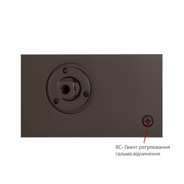 Дотягувач накладний RYOBI 1000 B1006 DARK_BRONZE BC STD_ARM EN_6 140кг 2700мм