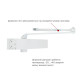Доводчик накладной RYOBI 1000 B1006 WHITE BC STD ARM EN 6 140кг 2700мм 