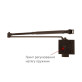Дотягувач накладний RYOBI 1000 B1000V DARK_BRONZE BC/DA STD_ARM EN_2/3/4/5 до_120кг 2400мм