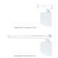 Дотягувач накладний RYOBI 3550 D-3550 WHITE BC/DA UNIV_ARM EN_2-5 до_100кг 1250мм FIRE