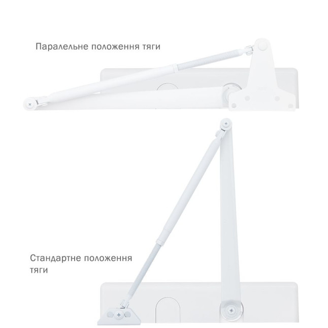 Дотягувач накладний RYOBI 3550 D-3550 WHITE BC/DA UNIV_ARM EN_2-5 до_100кг 1250мм FIRE