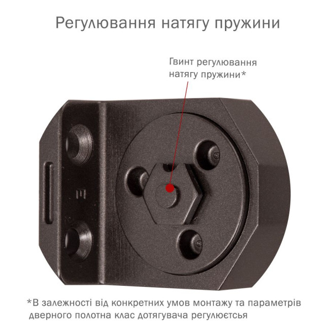 Дотягувач накладний RYOBI 3550 D-3550 DARK_BRONZE BC/DA UNIV_ARM EN_2-5 до_100кг 1250мм FIRE