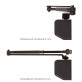 Дотягувач накладний RYOBI 3550 D-3550 DARK_BRONZE BC/DA UNIV_ARM EN_2-5 до_100кг 1250мм FIRE