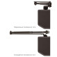 Дотягувач накладний RYOBI 4550 D-4550 DARK_BRONZE BC/DA UNIV_ARM EN_2-7+ до_200кг 1600мм FIRE