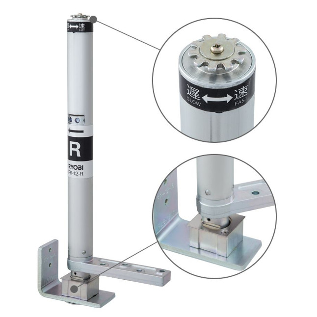 Доводчик врезной RYOBI FR FR-12-R ALUMINIUM EN 5 100кг 1200мм LEFT Доводчик врезной RYOBI FR FR-12-R ALUMINIUM EN 5 100кг 1200мм LEFT