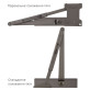 Дотягувач накладний RYOBI 1200 D-1200P(U) METALLIC_BRONZE BC UNIV_ARM EN_2/3/4 80кг 1100мм